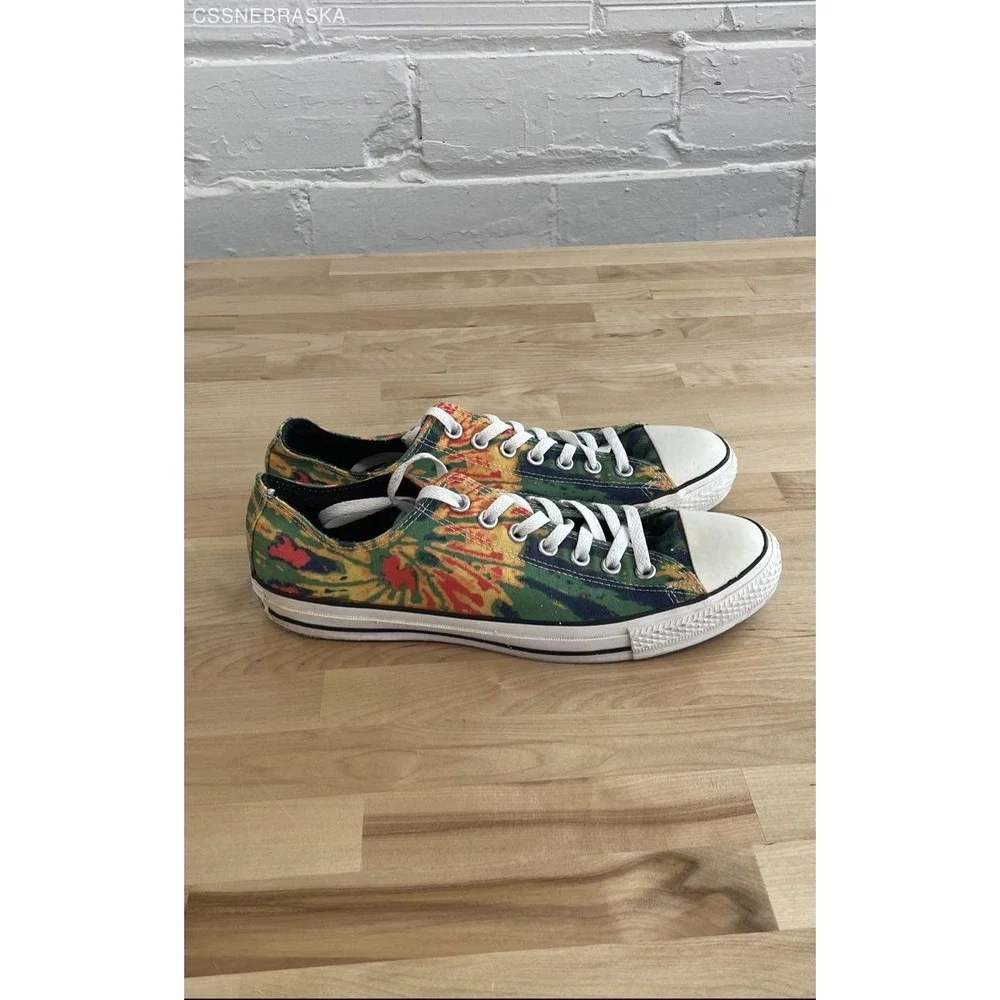 CONVERSE Multi Color Men's Canvas Designer sneakers SB 08‎ 01 S48 - Size 10 - Picture 4 of 8